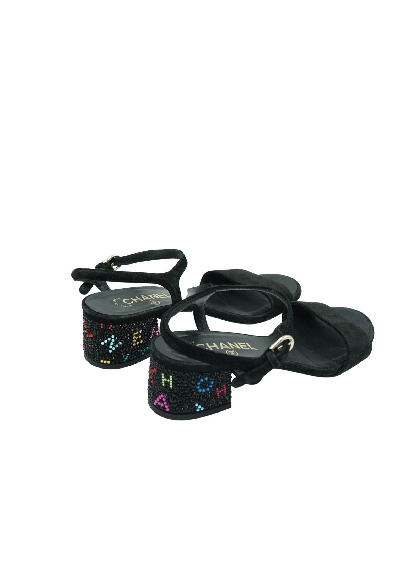 Chanel Cruise 2024 Crystal Heel Sandals