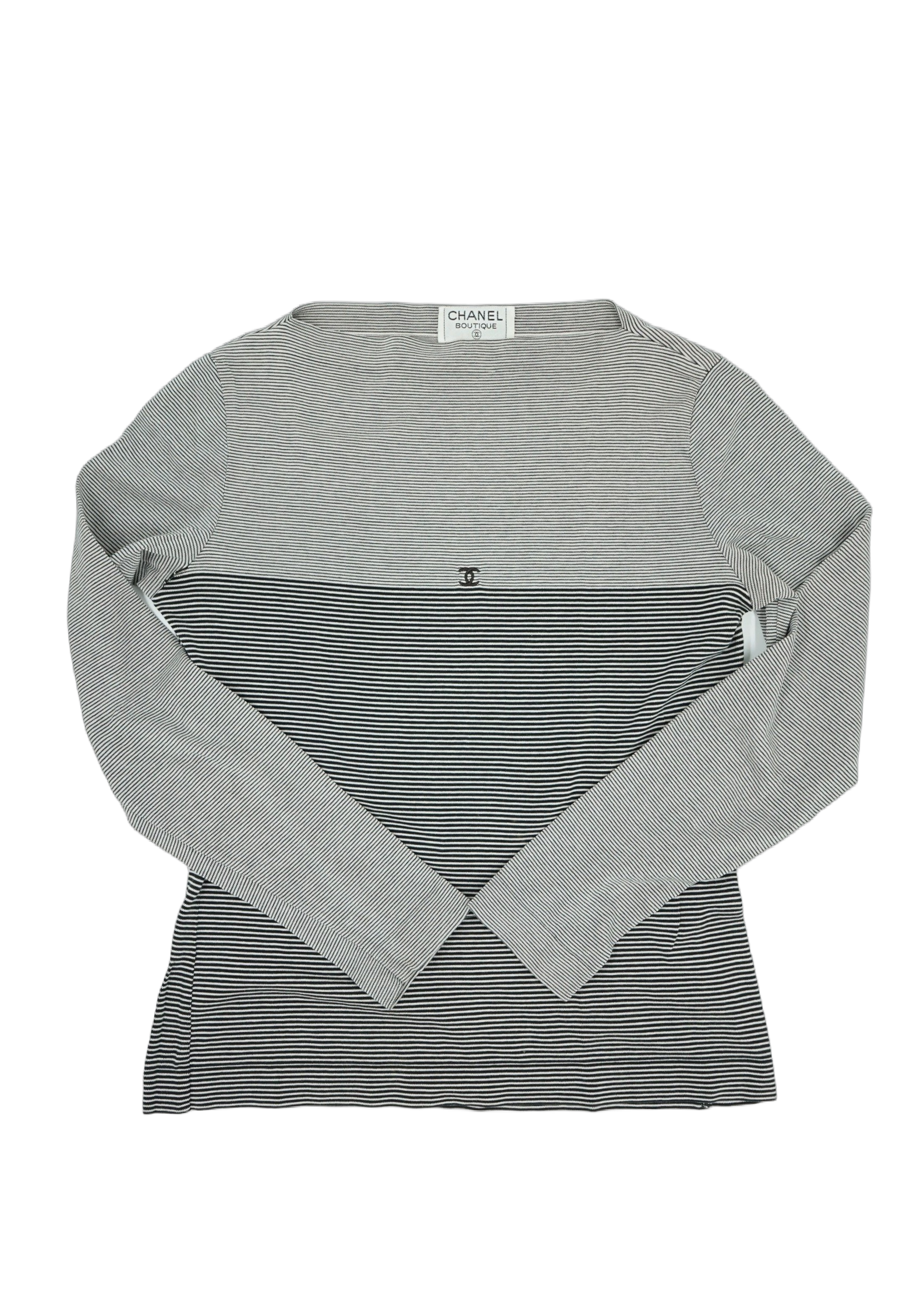 Chanel Striped Long Sleeve 1997 Cruise