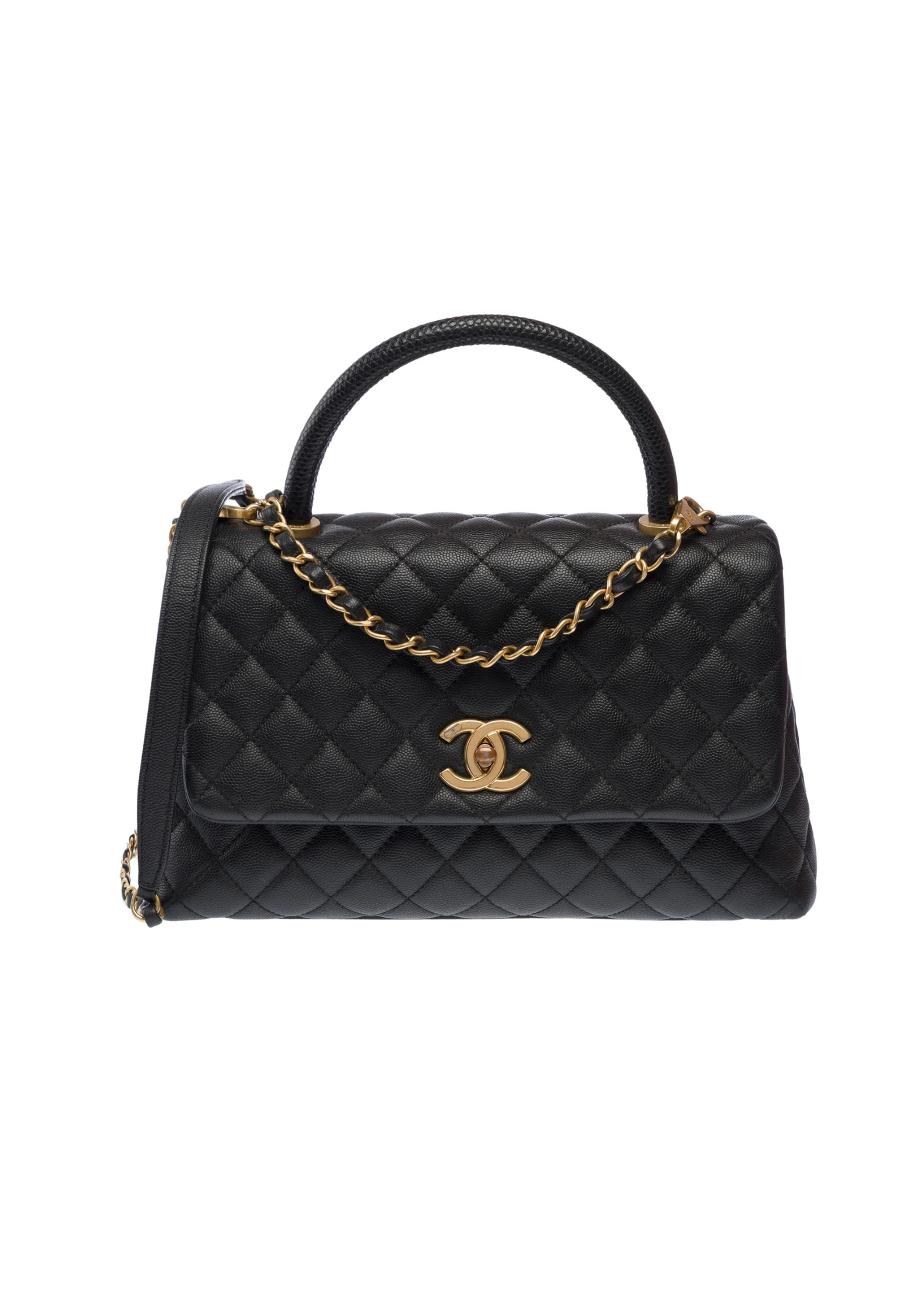 Chanel Coco Handle Caviar Leather