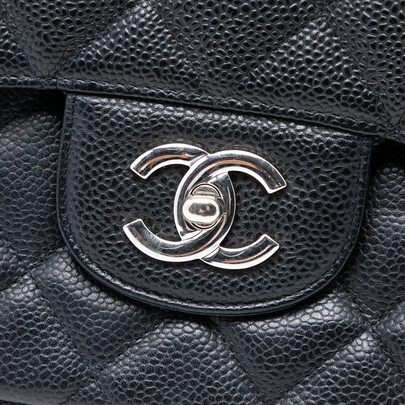 Chanel Maxi Caviar Leather Single Flap Bag