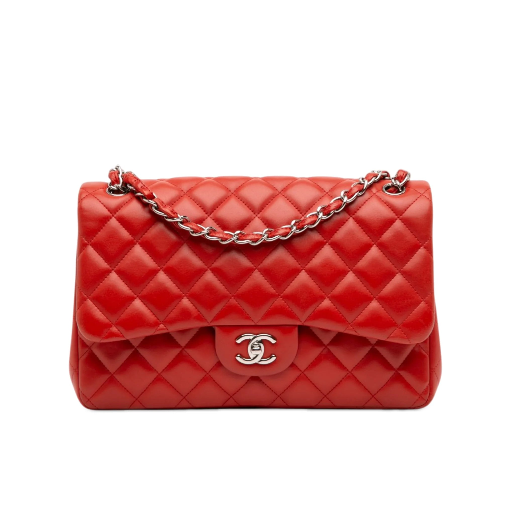 Chanel Jumbo Classic Double Flap Red