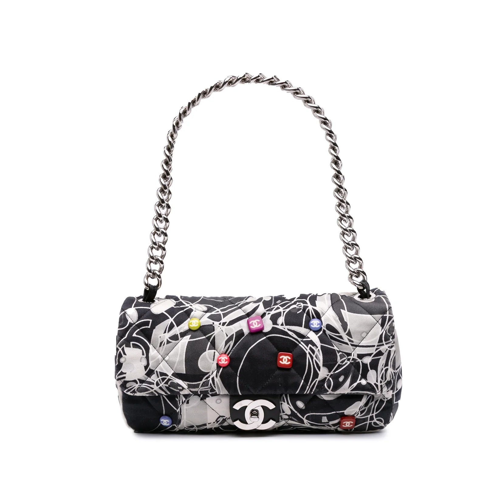 Chanel Medium Quilted Satin Kaleidoscope Flap Bag