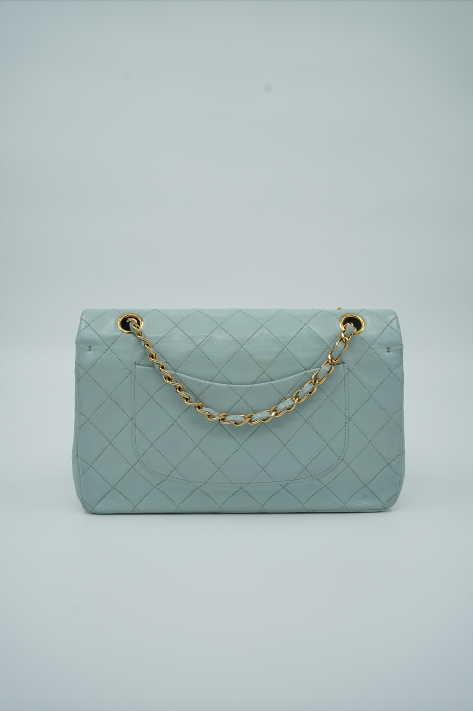 Chanel Baby Blue Medium Double Flap Bag