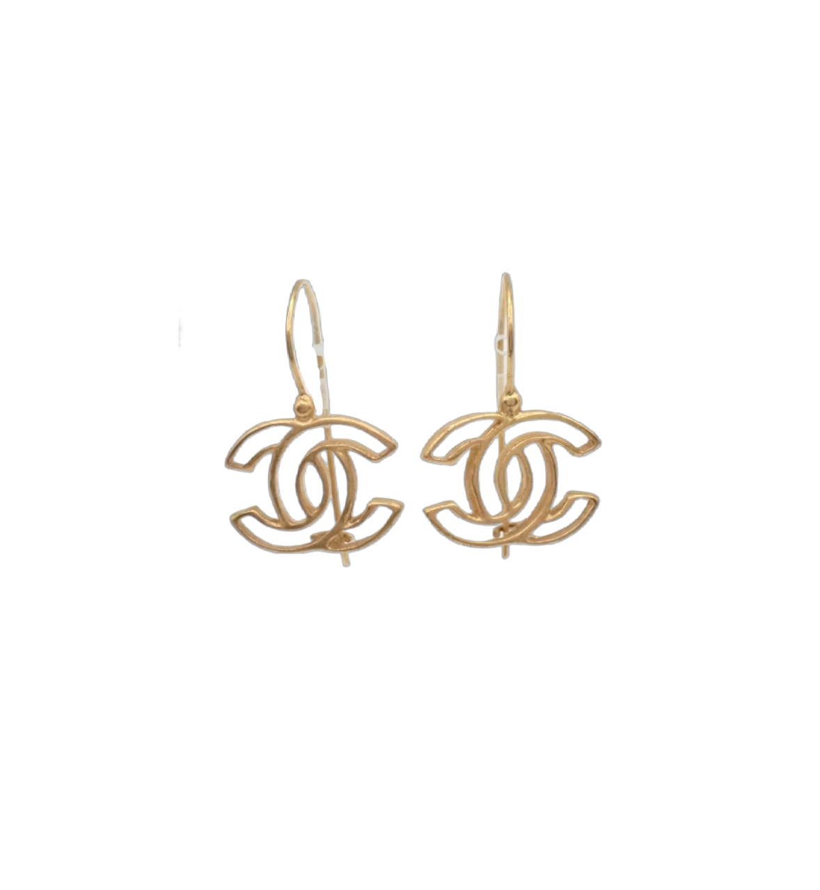 Chanel CC Earrings Gold