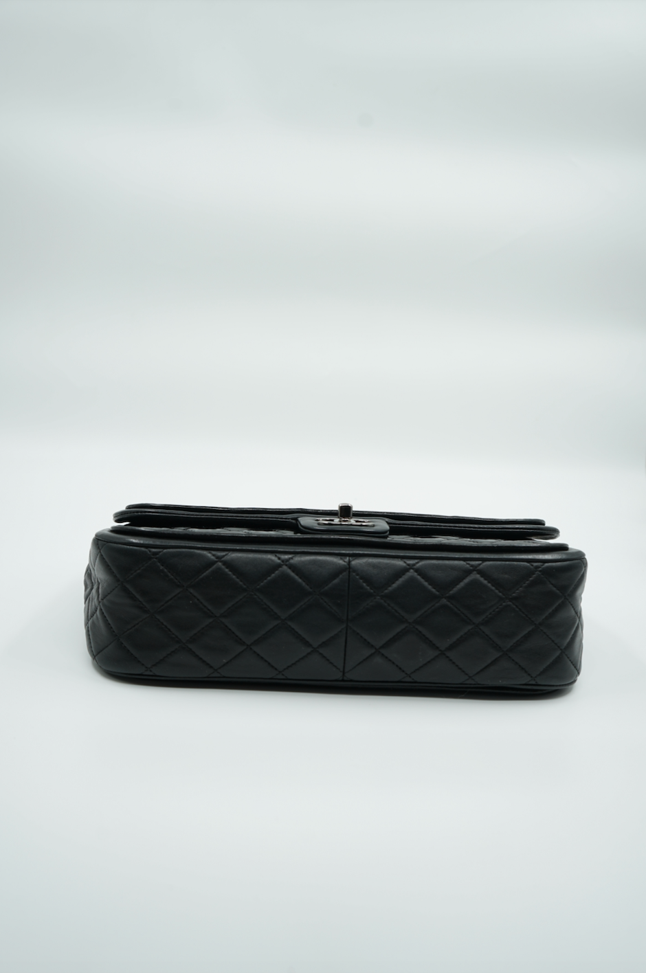 Chanel Black Jumbo Twist Flap Bag