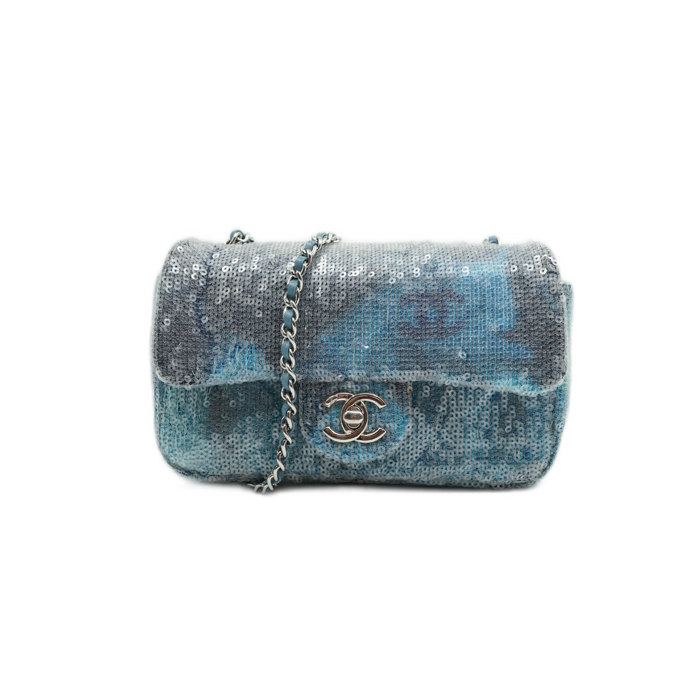 Chanel Small Waterfall Sequin Flap Bag