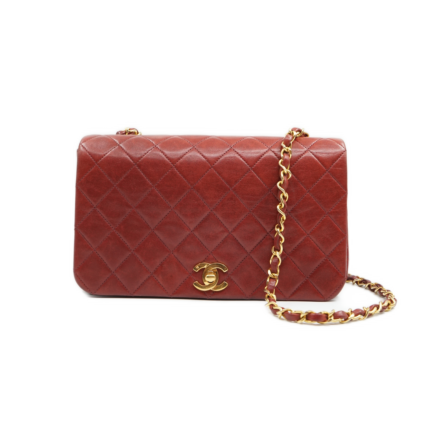 Chanel Medium Full Flap Burgundy