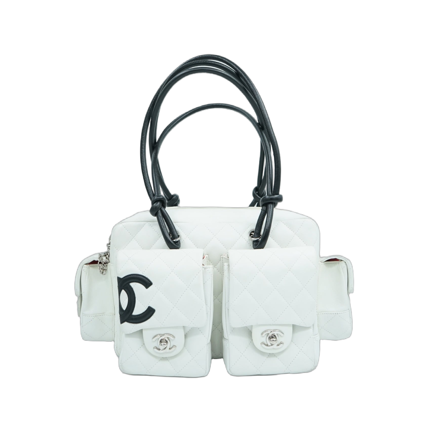 Chanel Cambon Reporter Bag White