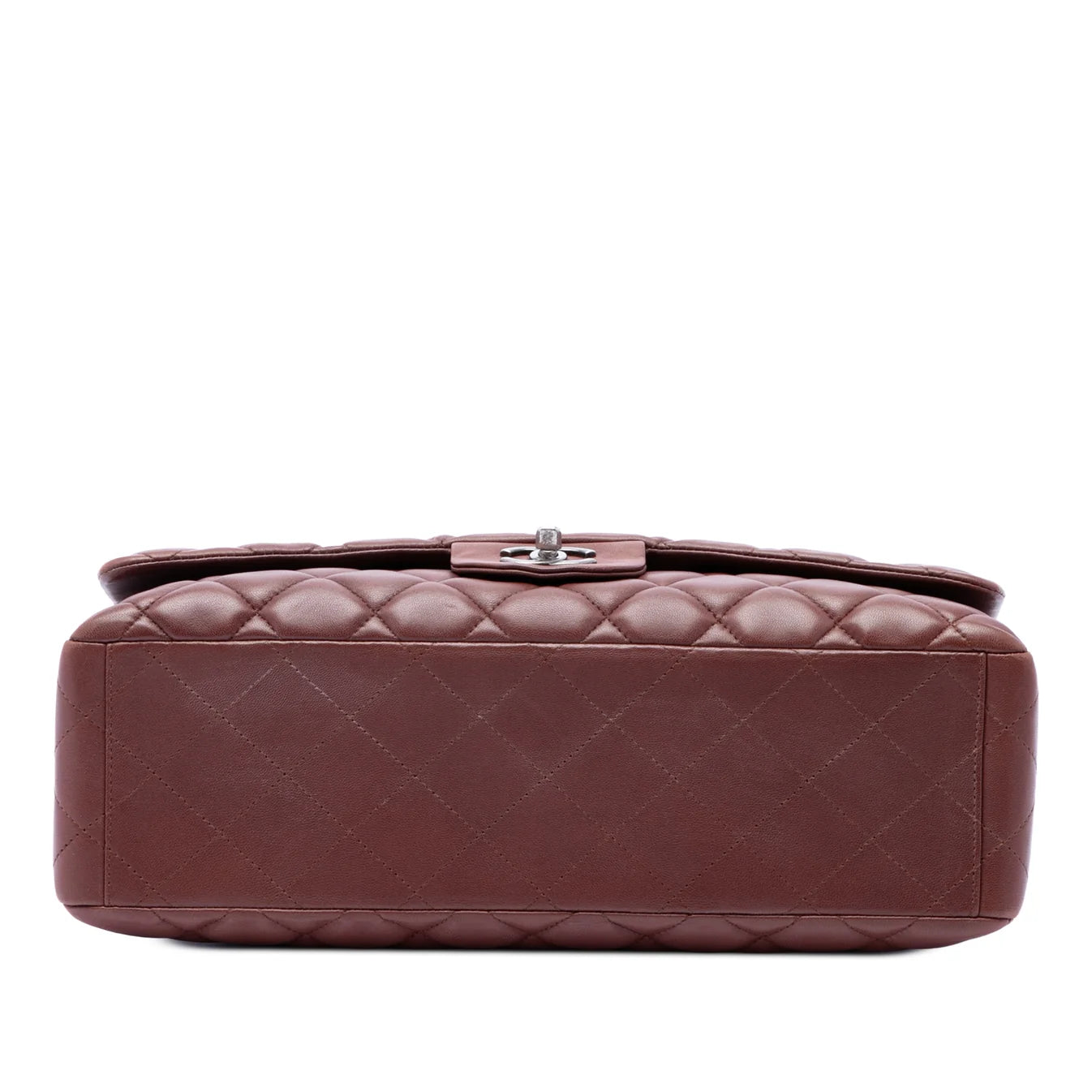 Chanel Maxi Classic Lambskin Single Flap Brown