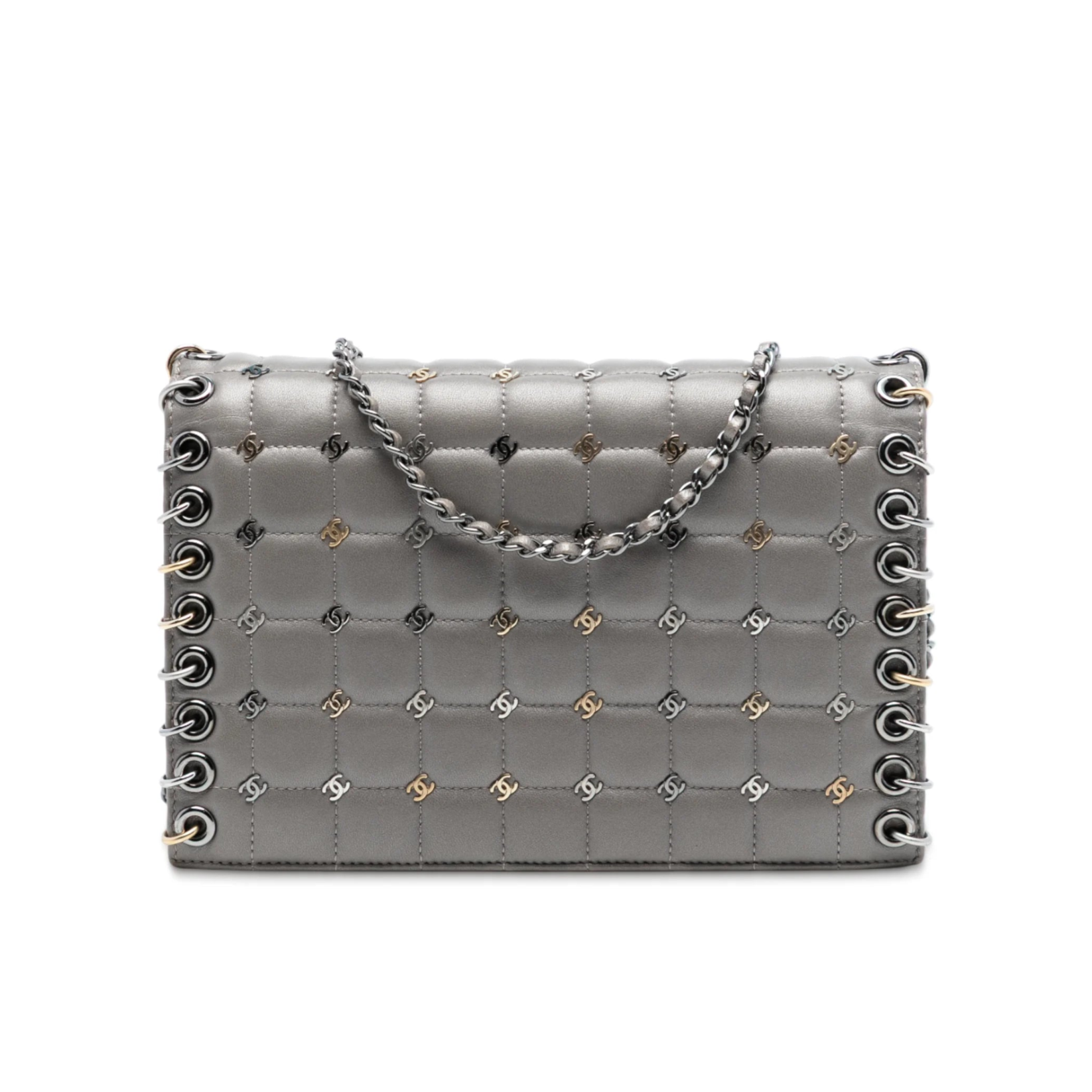 Chanel Piercing Studded Chocolate Bar Bag
