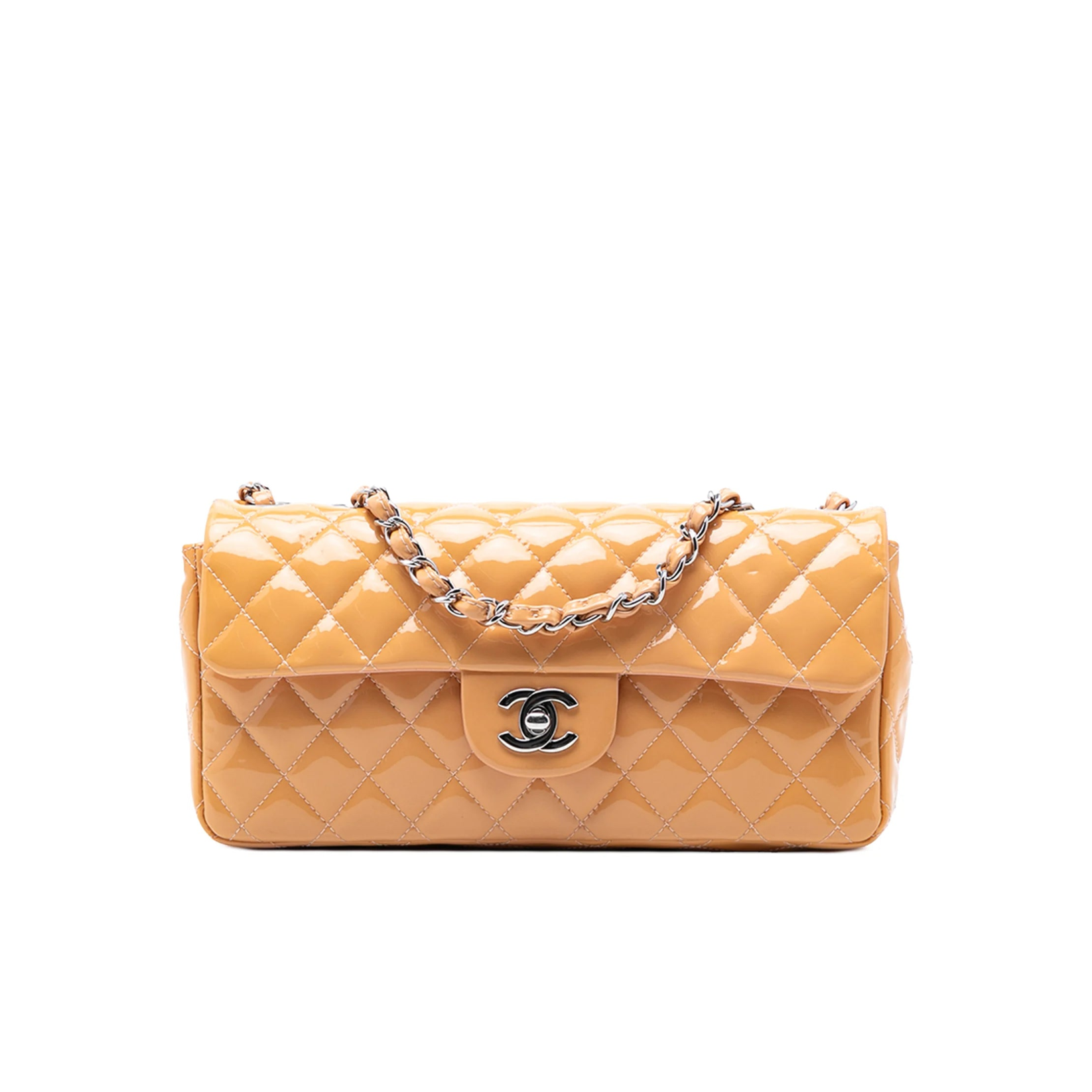 Chanel Classic Patent East West Single Flap