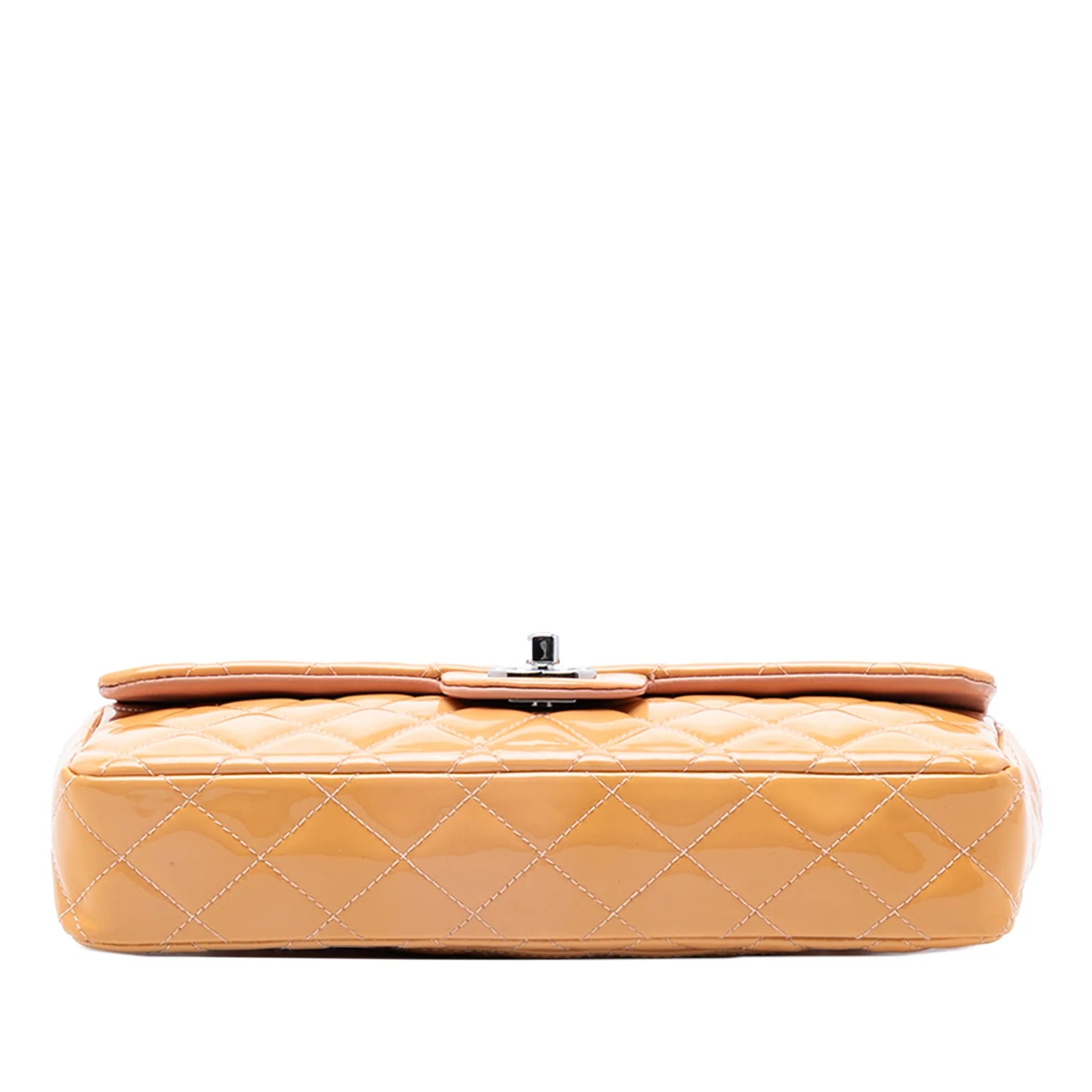 Chanel East West Patent Bag Orange