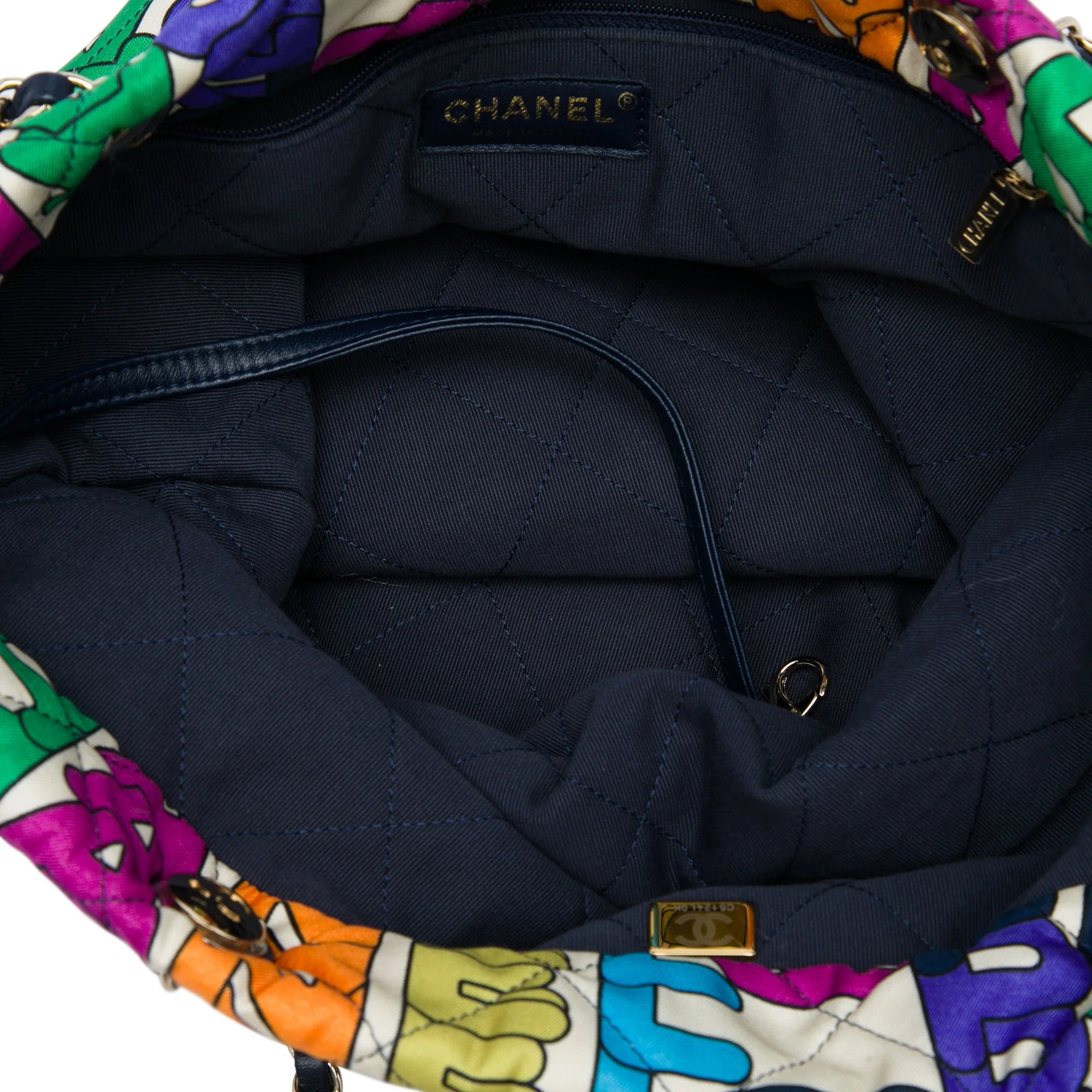 Chanel Rainbow Logo Tote Bag