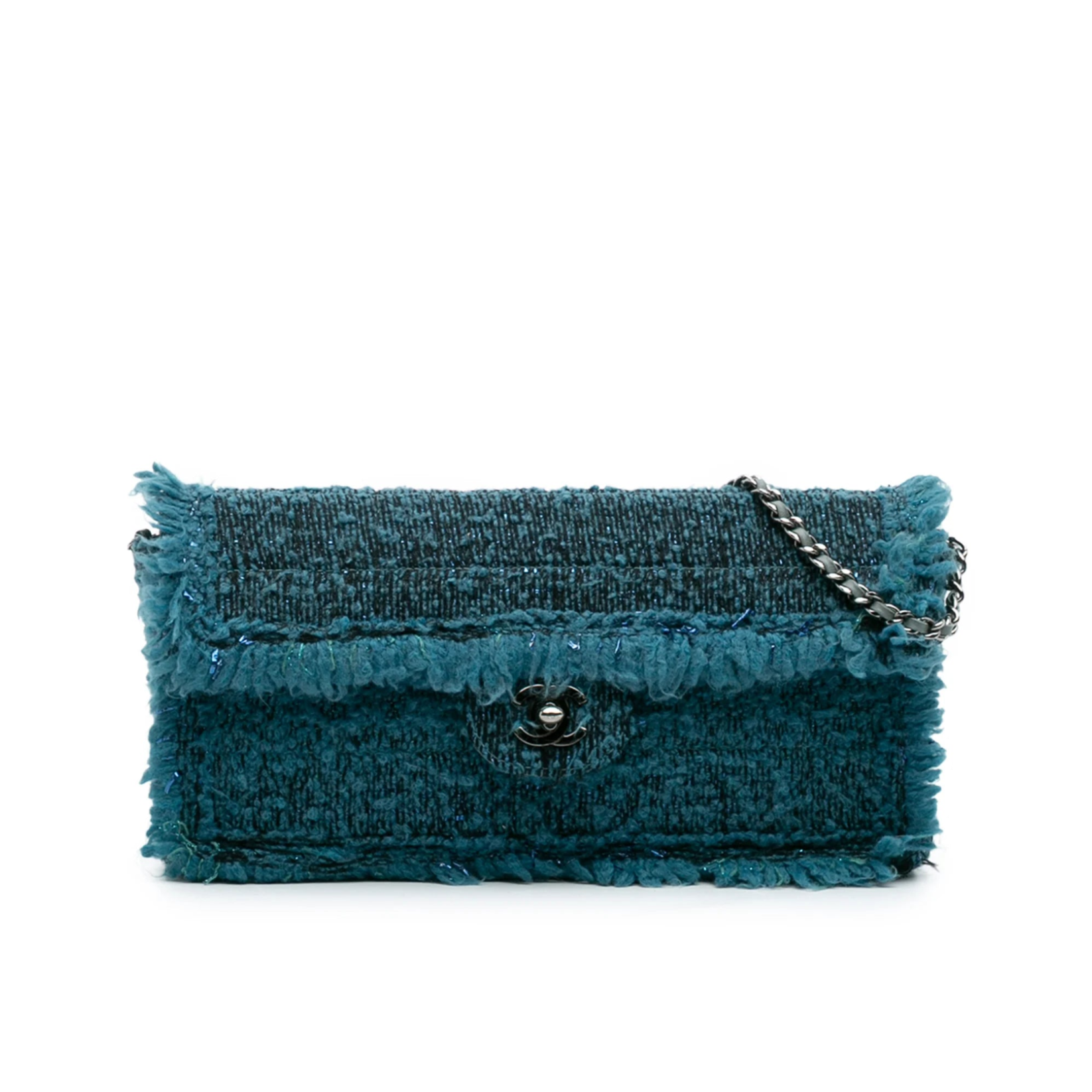 Chanel East West Tweed Blue