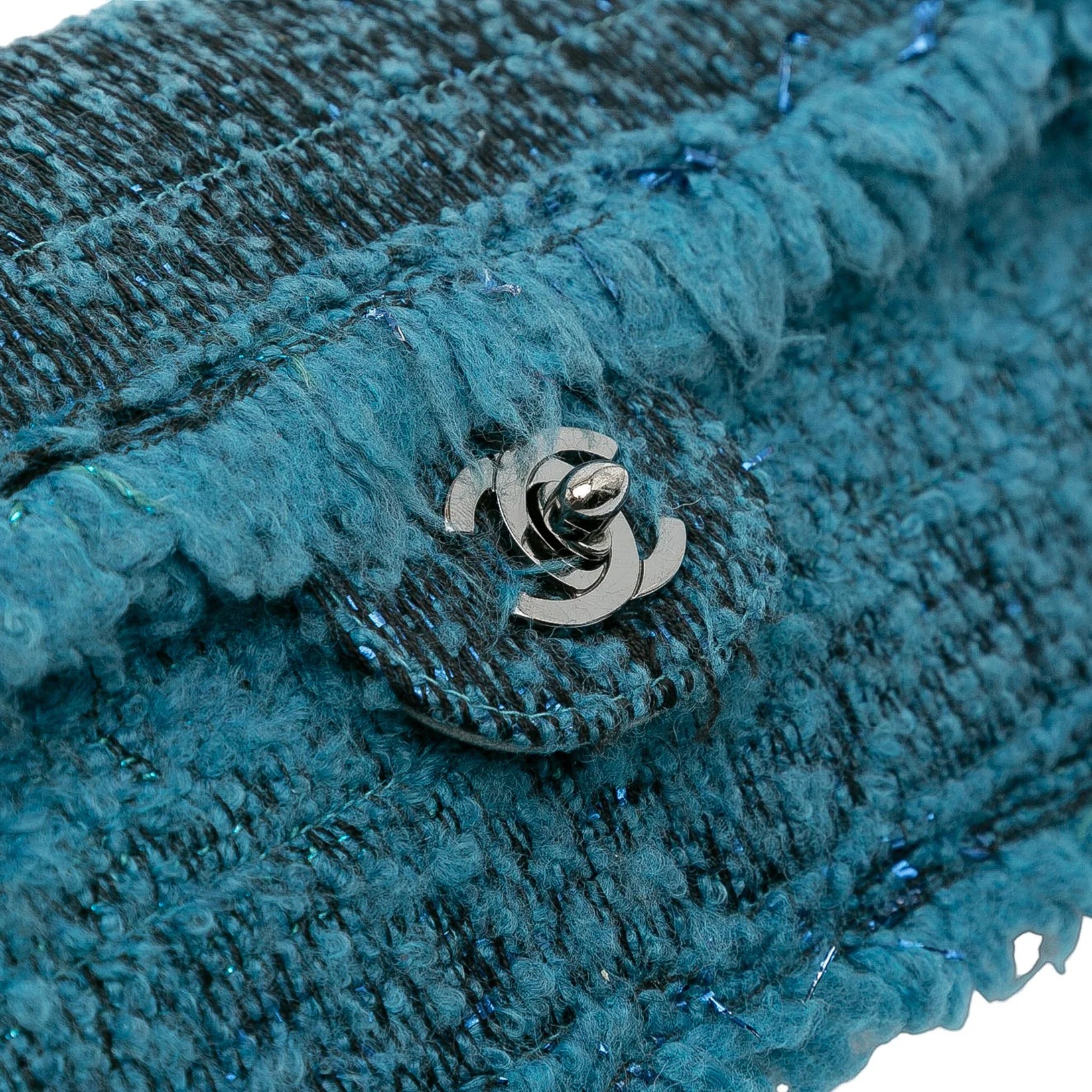 Chanel East West Tweed Blue