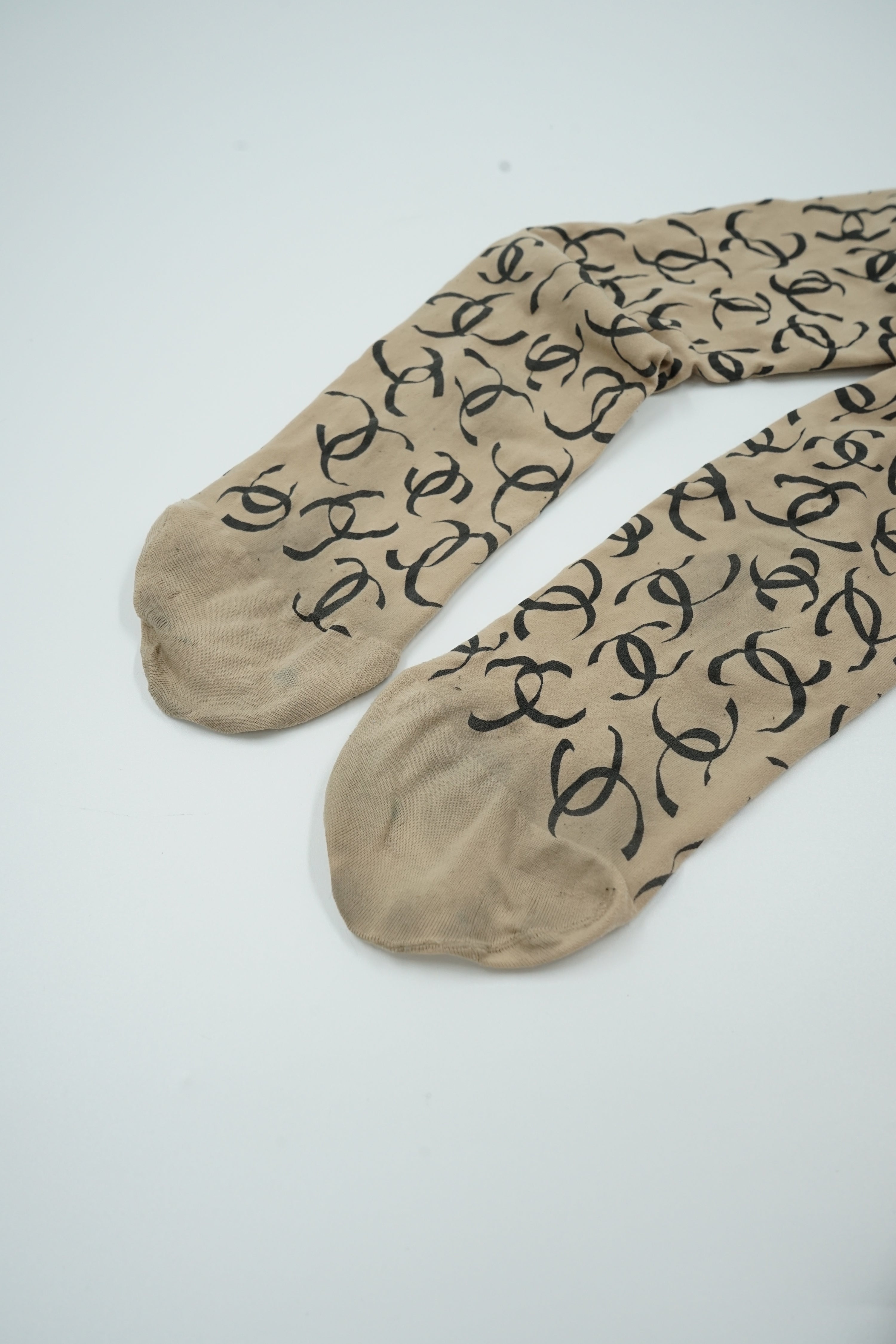 Chanel Logo Tights FW2000