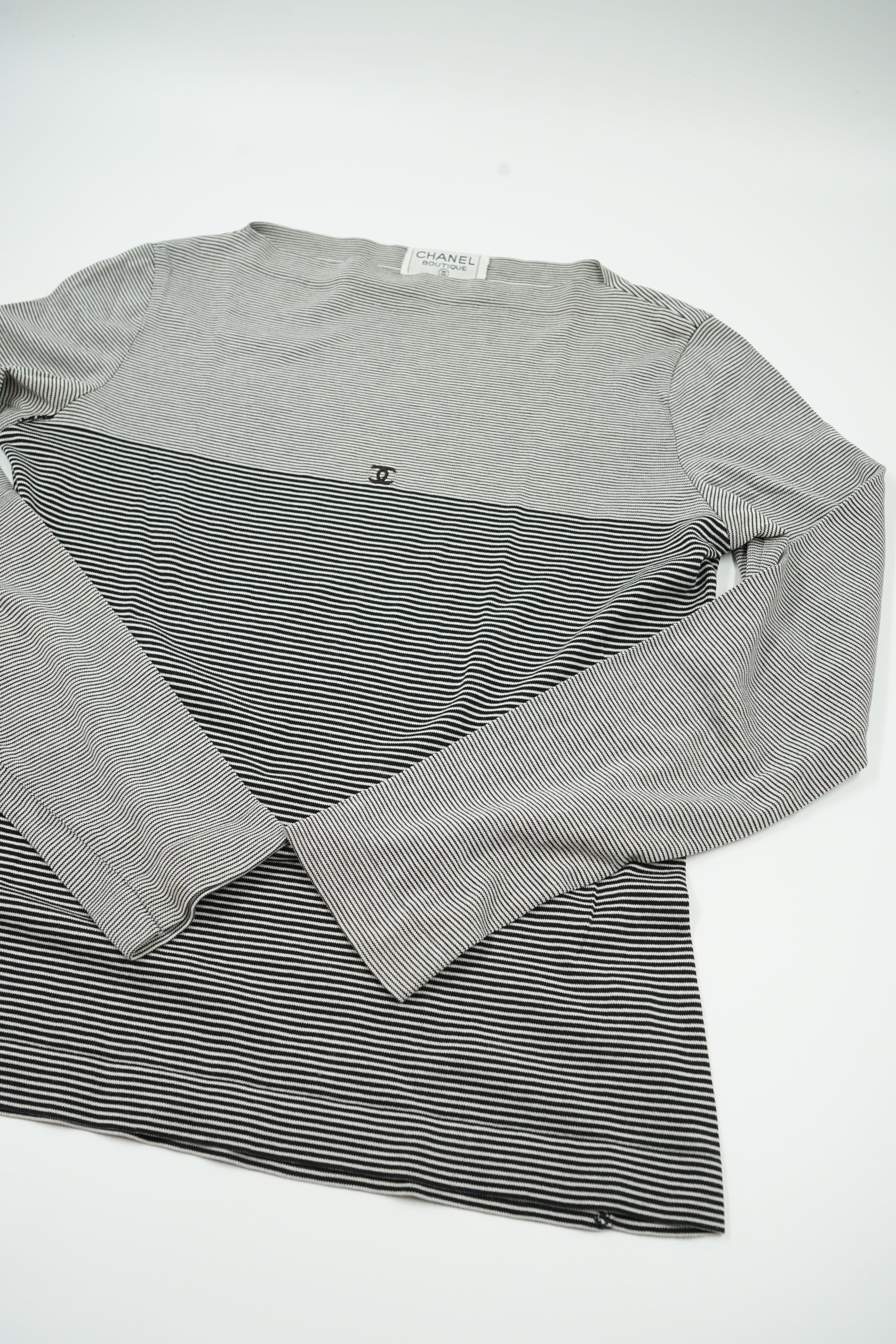 Chanel Striped Long Sleeve 1997 Cruise