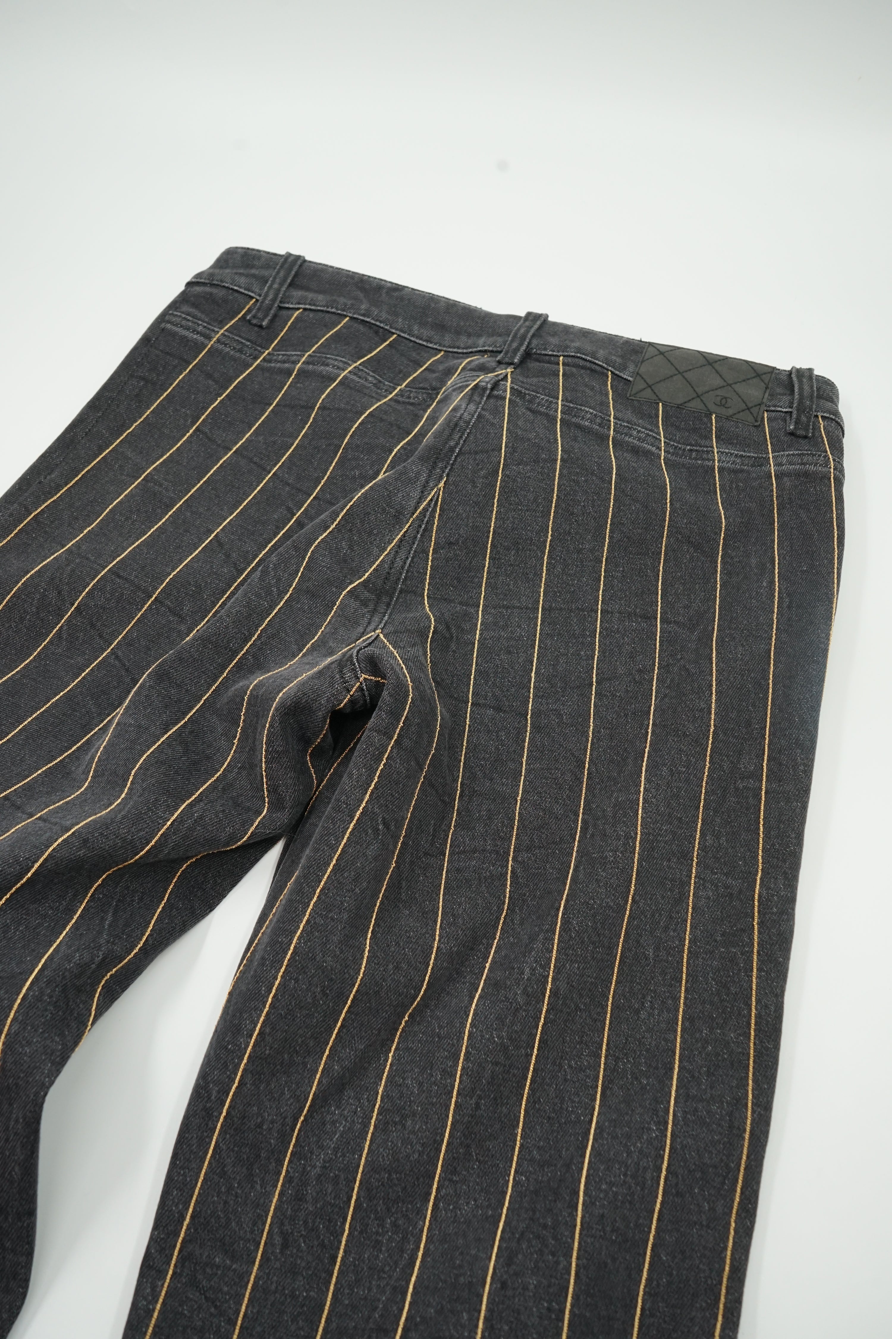 Chanel Jeans Chain Striped