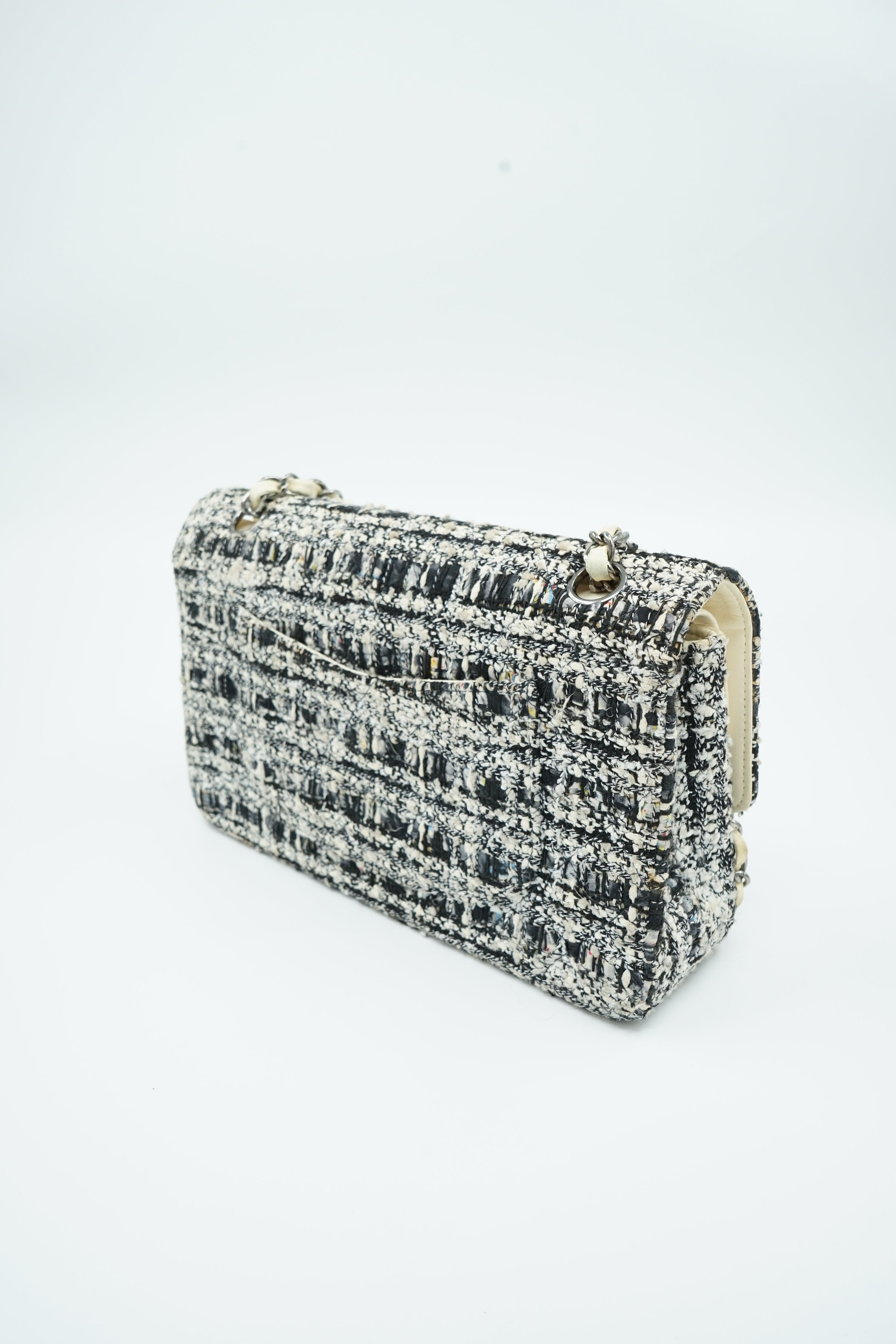 Chanel Medium Tweed Double Flap Bag