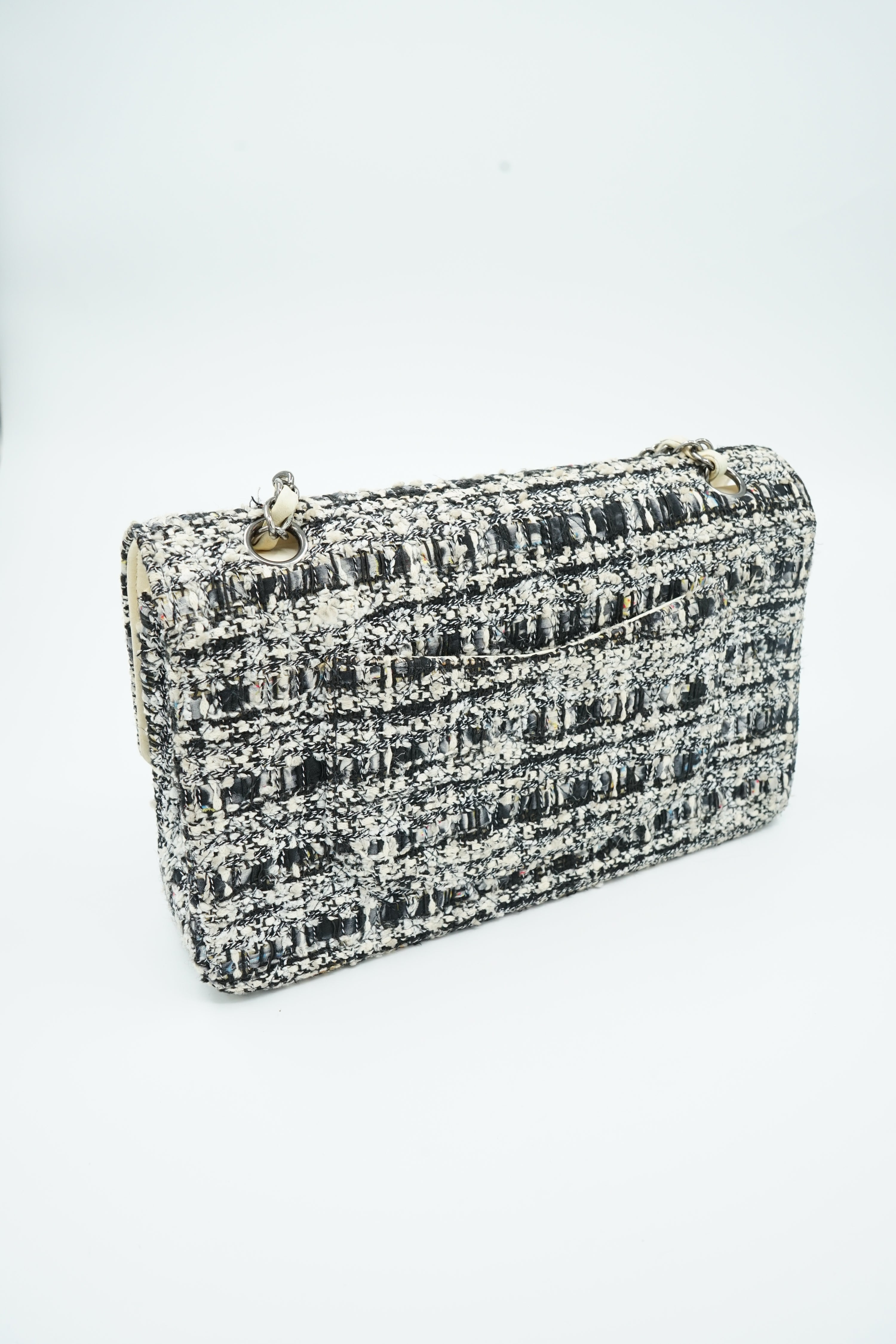 Chanel Medium Tweed Double Flap Bag