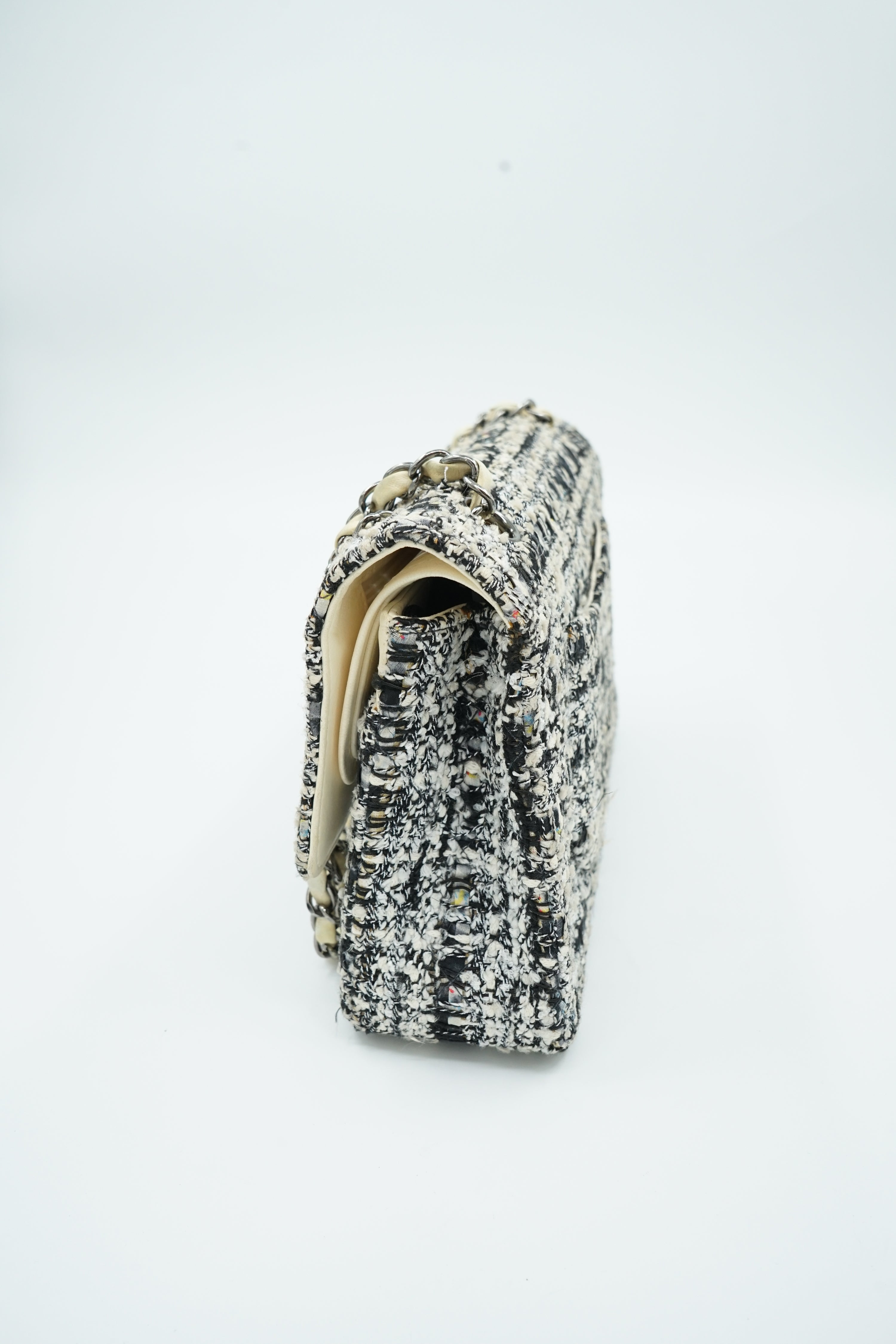 Chanel Medium Tweed Double Flap Bag