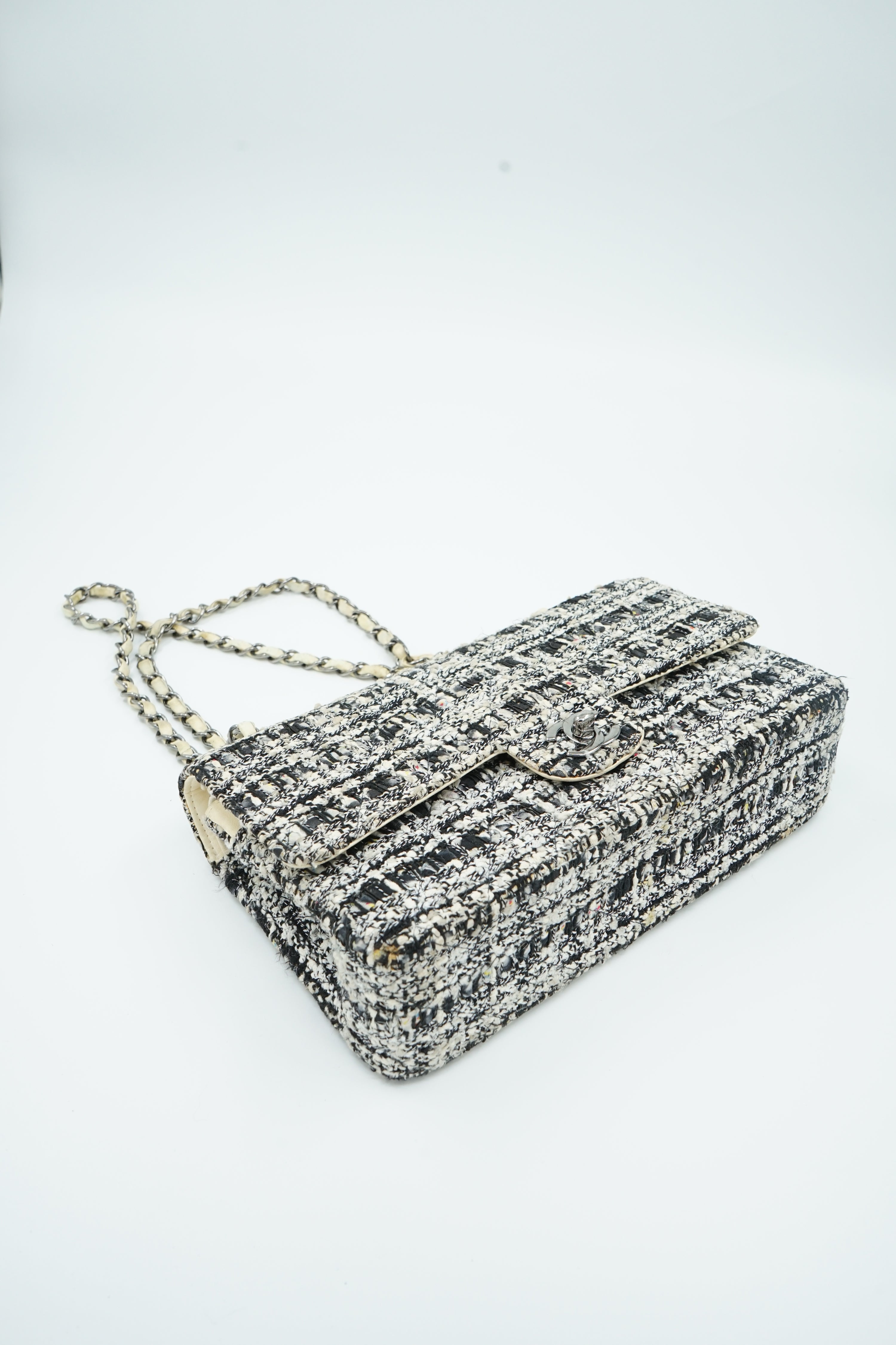 Chanel Medium Tweed Double Flap Bag