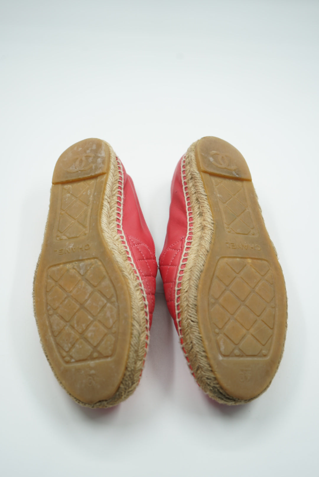 Chanel leather espadrilles