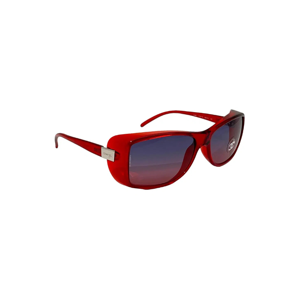 Chanel Shield Sunglasses Red