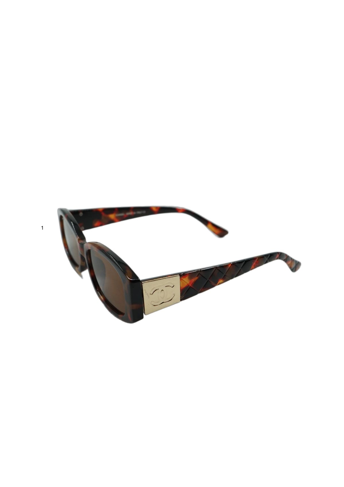 Chanel Tortoise Logo Glasses