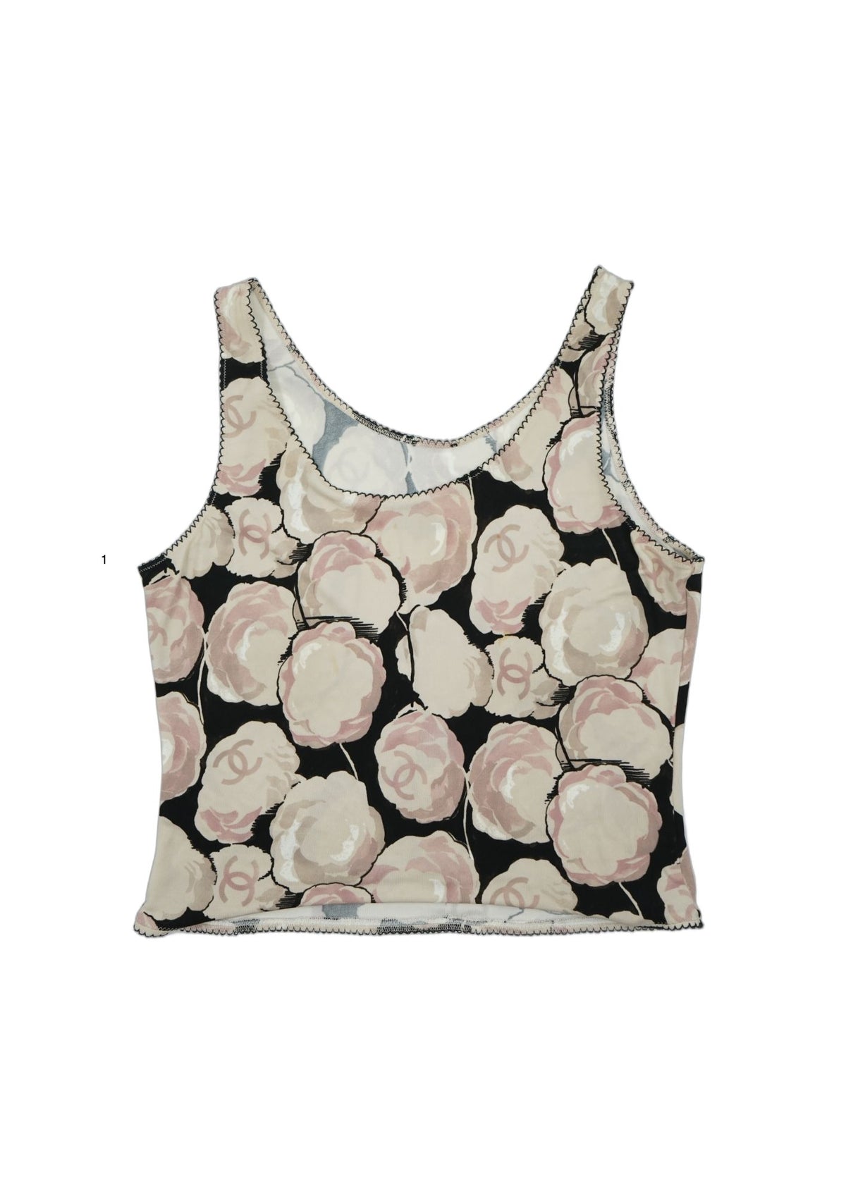 Chanel 2004 Floral Print Top