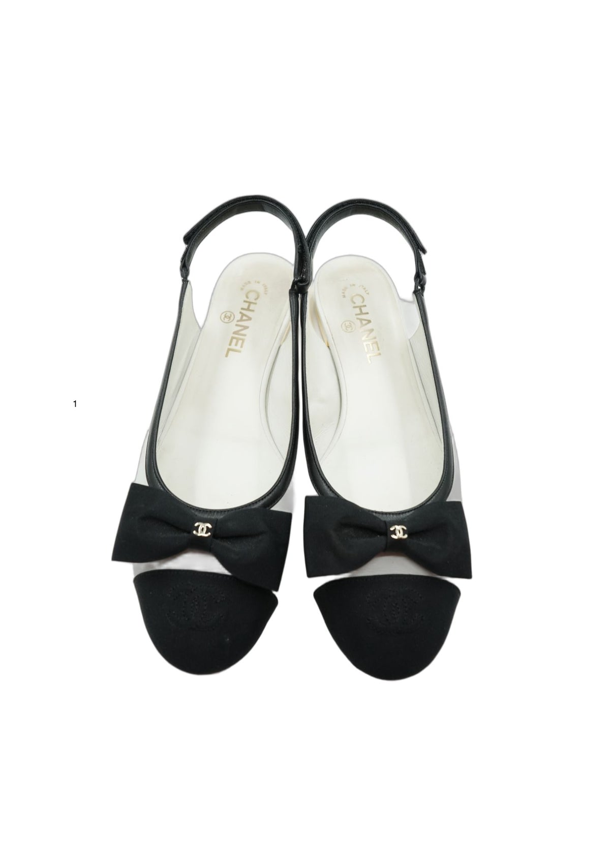 Chanel 2024 Slingback Bow Ballet Flats