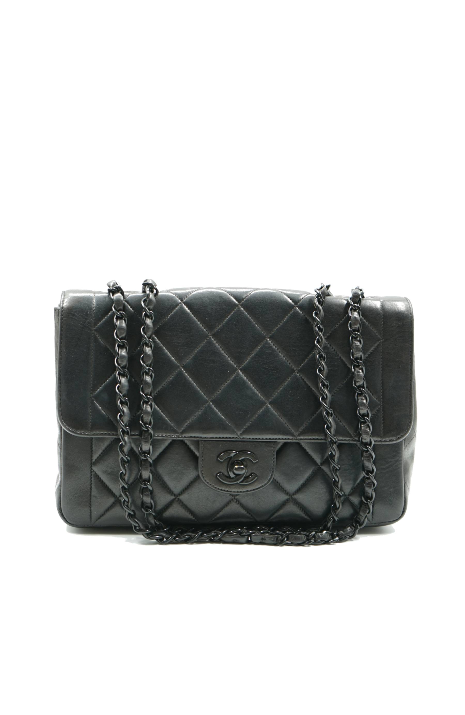 Chanel So Black single flap bag