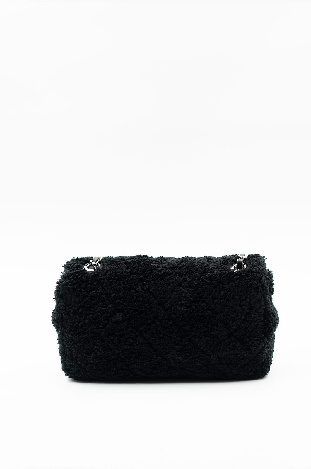 Chanel mixed fibers flap bag in lambskin black