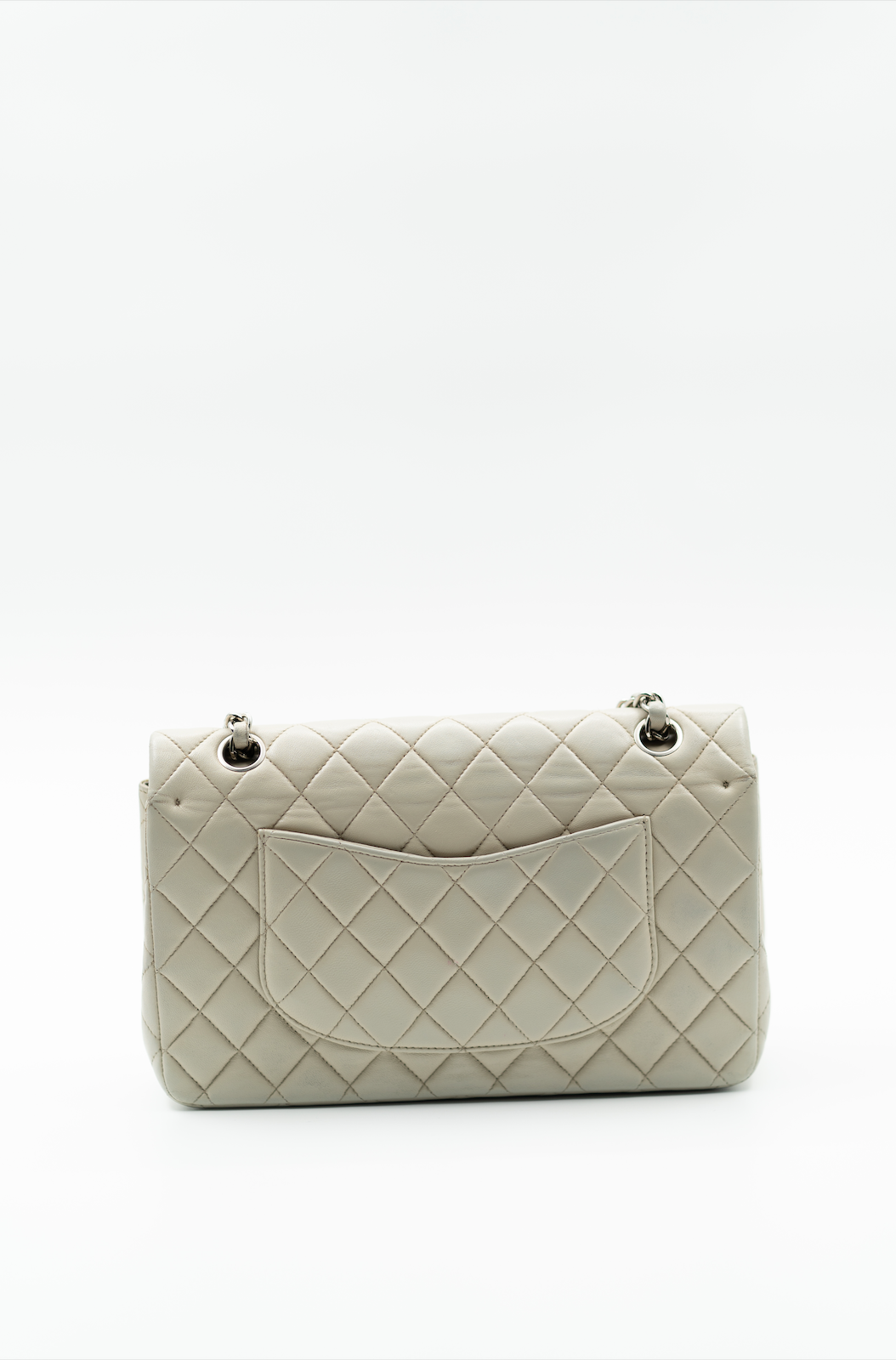 Chanel medium double flap in sand