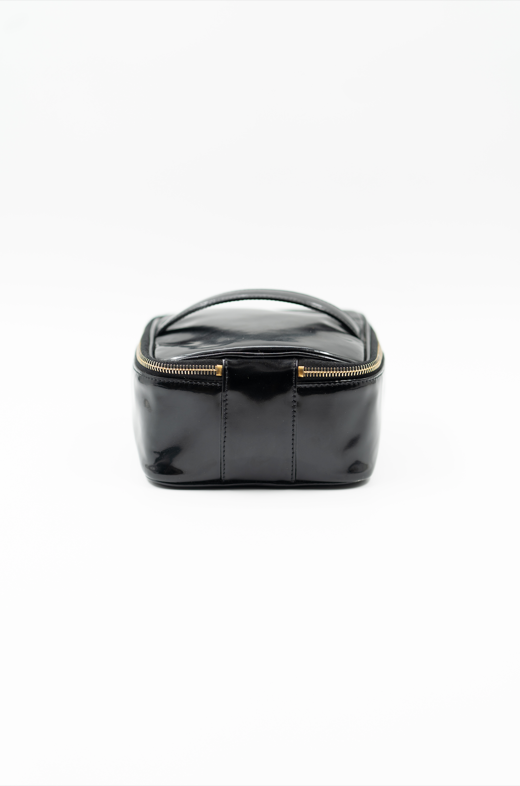 Chanel vanity bag in patent leather