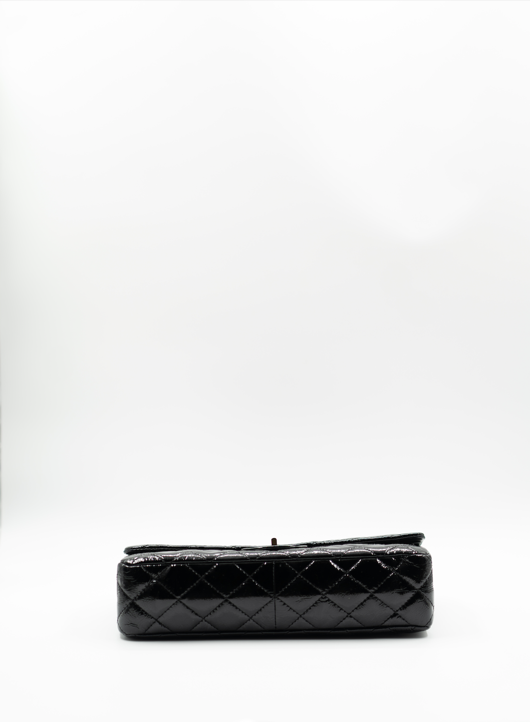 Chanel 2.55 Reissue in black patent leater