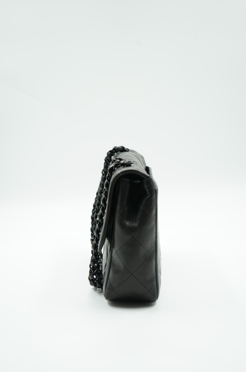 Chanel So Black single flap bag