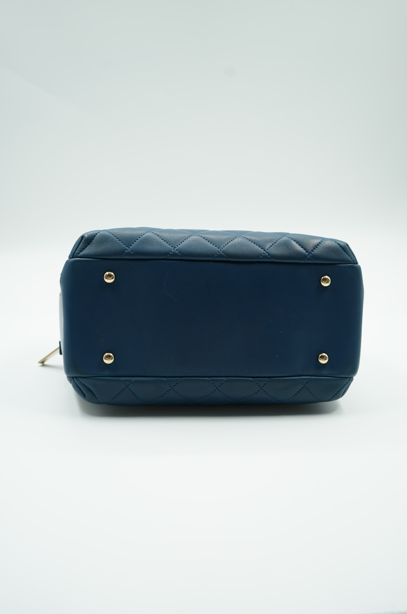 Chanel Trendy CC Bowling bag blue