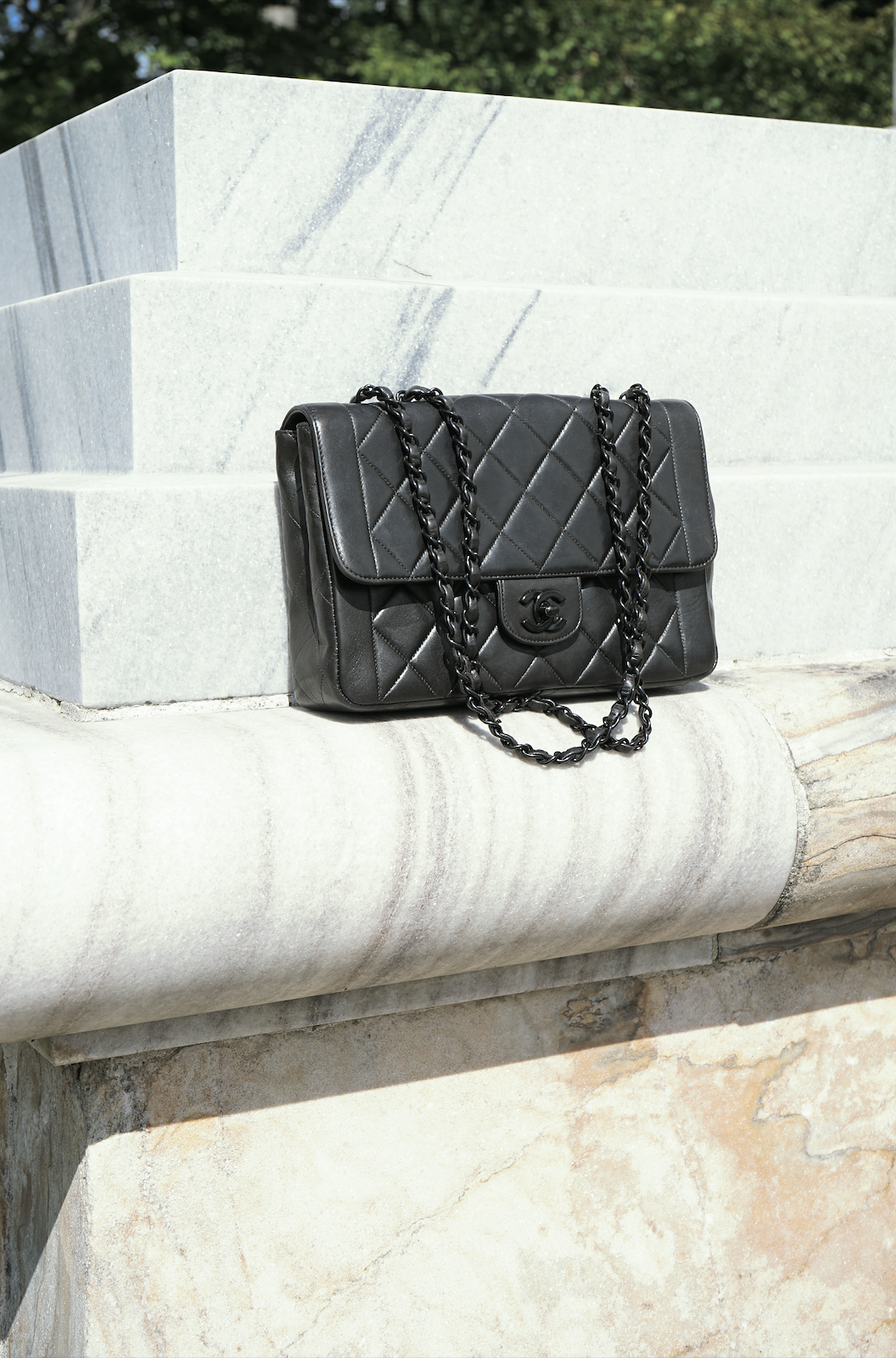 Chanel So Black single flap bag