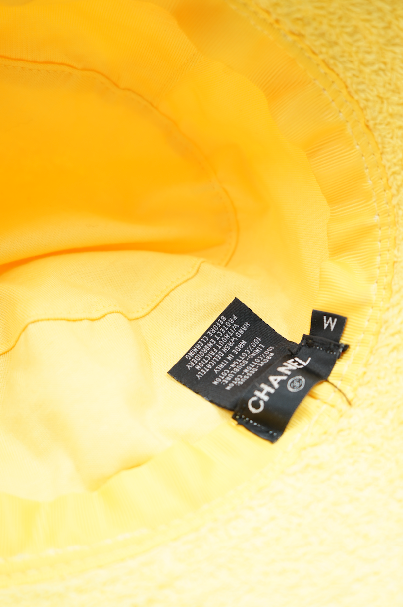 Chanel x Pharrell capsule collection bucket hat yellow