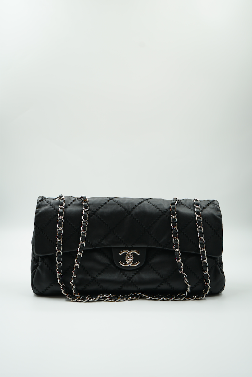 Chanel Ultimate Stitch flap bag black