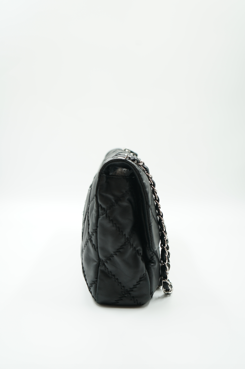 Chanel Ultimate Stitch flap bag black