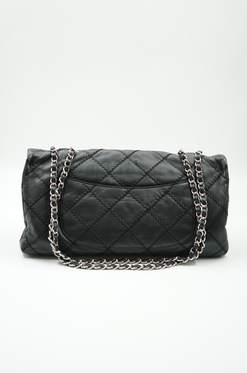 Chanel Ultimate Stitch flap bag black