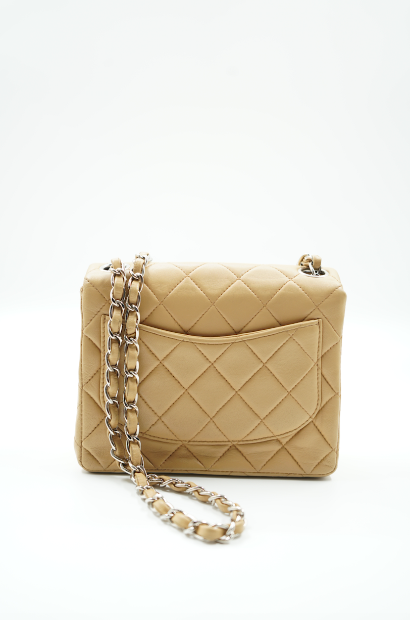 Chanel Mini Square beige