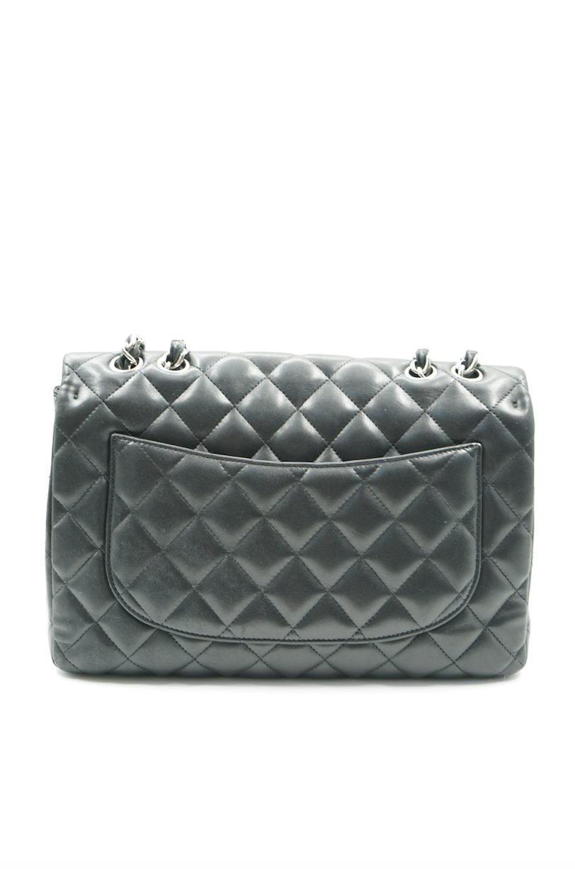 Chanel Jumbo single flap bag black