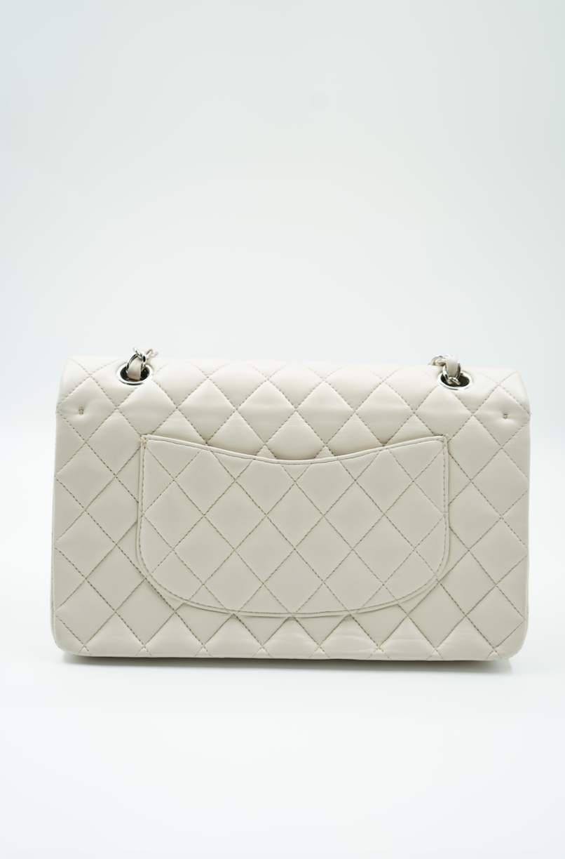 Chanel ivory medium double flap bag