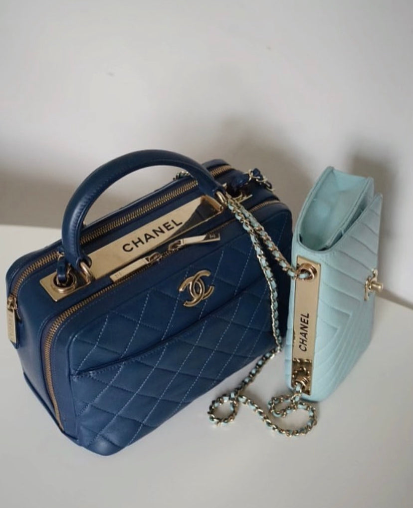 Chanel Trendy CC WOC baby blue