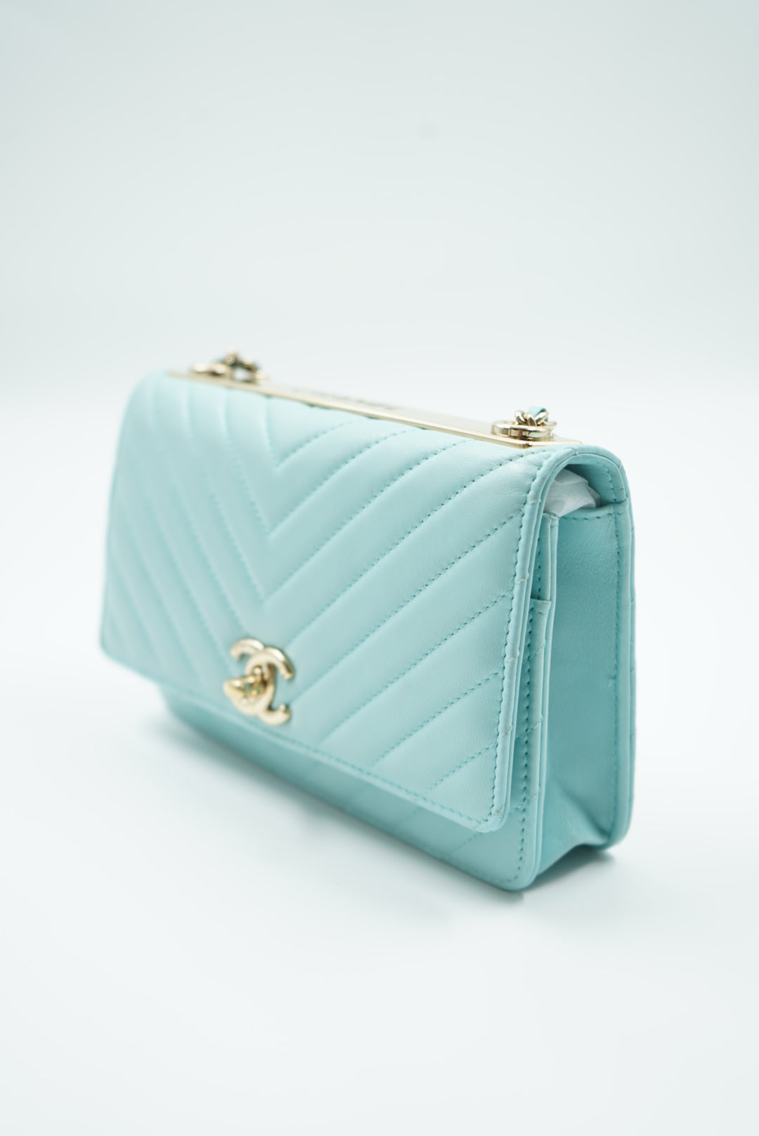 Chanel Trendy CC WOC baby blue