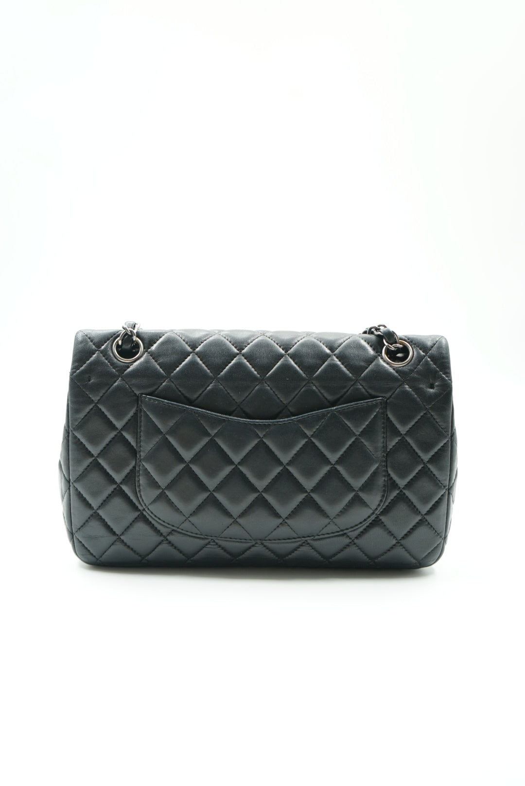 Chanel classic double flap bag SHW