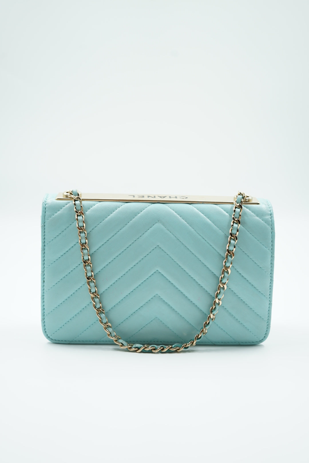 Chanel Trendy CC WOC baby blue